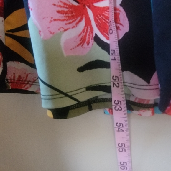 EUC Women's one shoulder Tacera 1X Floral dress - Picture 5 of 6